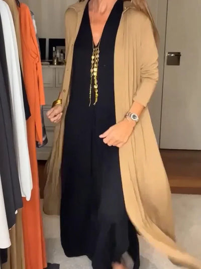 Silje | Tidløs langstrikket cardigan