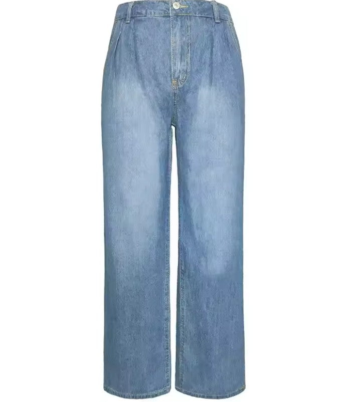 Tuva | Jeans med Bredt Ben