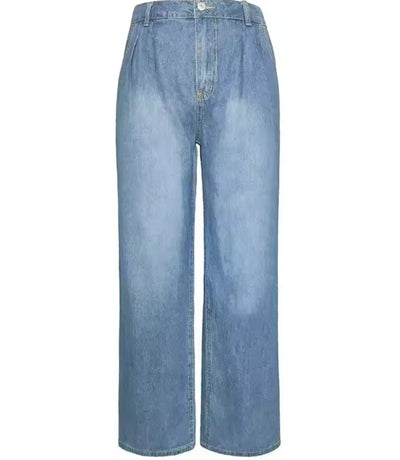 Tuva | Jeans med Bredt Ben