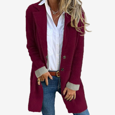 Gerd | Lang strikket cardigan