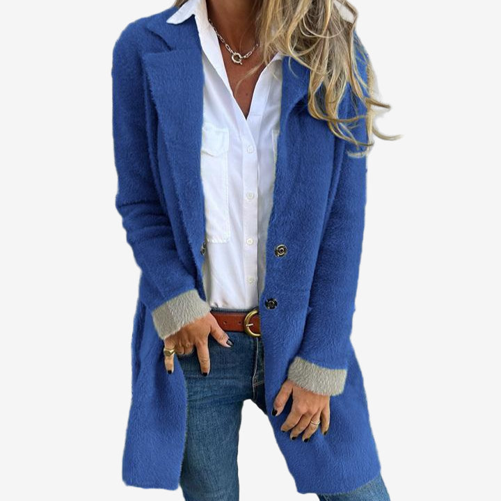 Gerd | Lang strikket cardigan