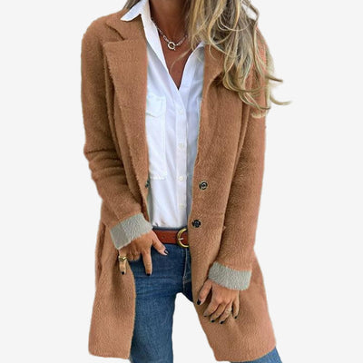 Gerd | Lang strikket cardigan