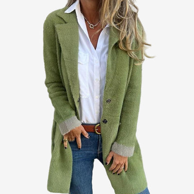 Gerd | Lang strikket cardigan