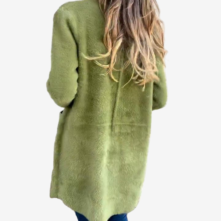 Gerd | Lang strikket cardigan